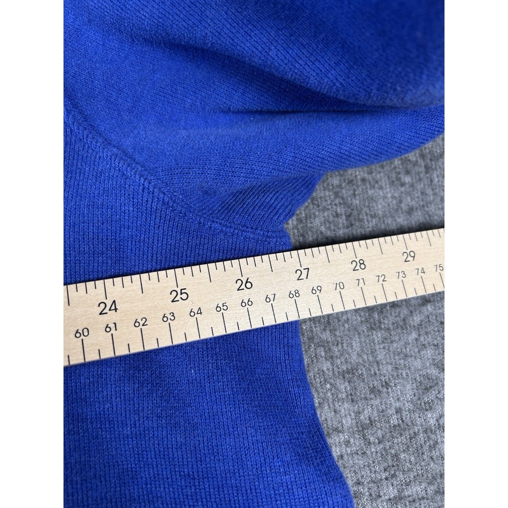 Polo Ralph Lauren Blue Cotton 1/4 Zip Pullover Sweater Men Long Sleeve - Picture 7 of 7